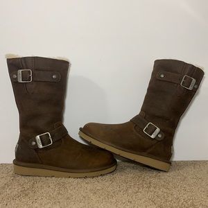 UGG Australia leather boots NWOT size US 6